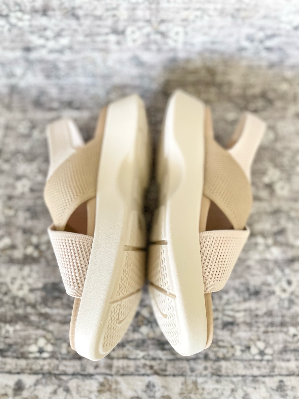 Vivaia Kara Adaptall Sandals Size 8.5 (39.5) Cream Nude Beige Walking Comfort - Picture 6 of 11